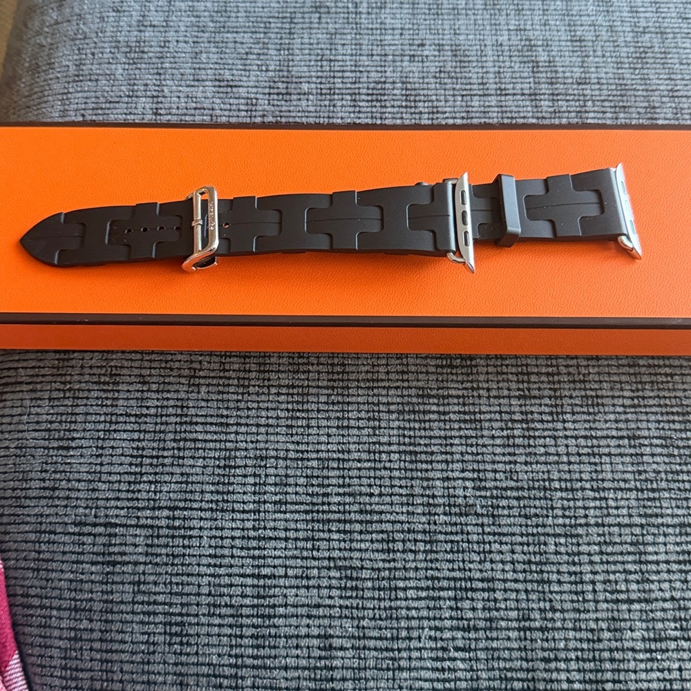 Black Watch Band Hermes 46mm